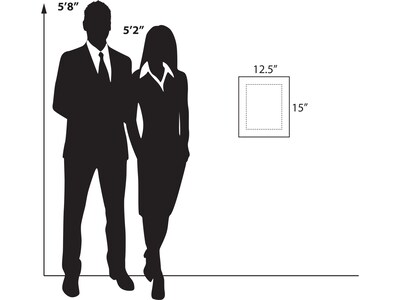 Azar Sign Holder, 8.5" x 11", Wall Mounted, Silver Acrylic, 4/Pack (105514-SLV-4PK)