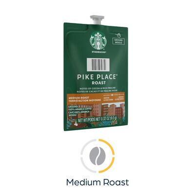 Starbucks Pike Place Coffee Flavia Freshpacks, Medium Roast, 76/Carton (MDR01038)
