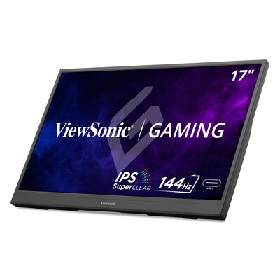 ViewSonic Portable 17.3" 1080p 144Hz IPS Gaming Monitor with FreeSync, Black (VX1754)