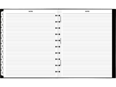 2023-2024 AT-A-GLANCE Move-a-Page 9.75" x 11.25" Academic Weekly/Monthly Appointment Book, Black (70-957E-05-24)
