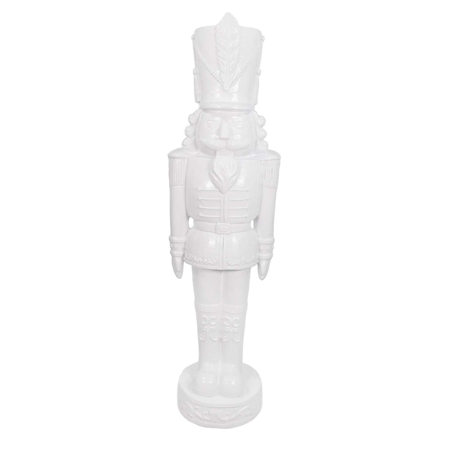 Fraser Hill Farm 4 Nutcracker Soldier, Glossy White (FFRS048-1SOL-WHT)