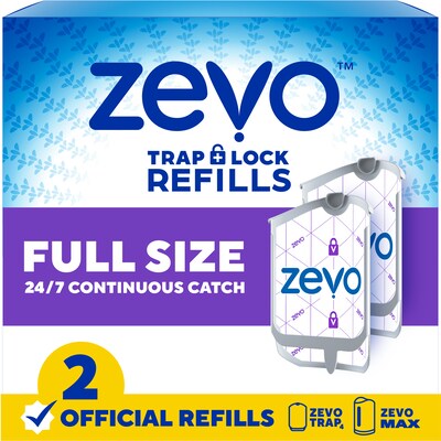 Zevo Flying Insect Trap Cartridge for Multiple Pests, 2 Cartridges/Box (01791)