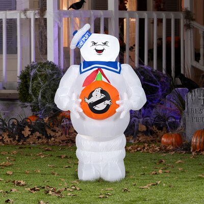 National Tree Company 42 Inflatable Halloween Stay-Puft Marshmallow Man (GE9-228685)