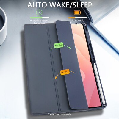 SaharaCase Venture Series TPU 14.6" Folio Case for Galaxy Tab S11 Ultra, Deep Gray (TB00498)