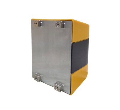 WallPro Magnetic 450 Wall-Mountable 30 Retractable Belt Barrier, Yellow/Black (WPM450Y-YB30)