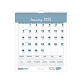 2024 House of Doolittle Bar Harbor 6 x 7 Monthly Wall Calendar, Wedgwood Blue/Gray (330-24)