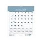 2024 House of Doolittle Bar Harbor 6" x 7" Monthly Wall Calendar, Wedgwood Blue/Gray (330-24)