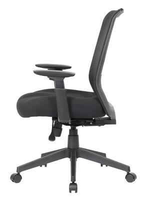 Boss Office Products Ergonomic Mesh Swivel Task Chair, Black (B6568-BK)