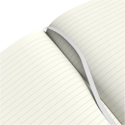 TRU RED™ Medium Hard Cover Ruled Journal, 5 1/2" x 8", Black (TR54769)