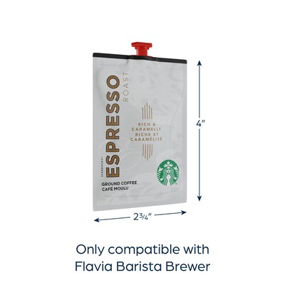 Starbucks Espresso Coffee Flavia Freshpacks, Blonde Roast, 72/Carton (MDR00218)