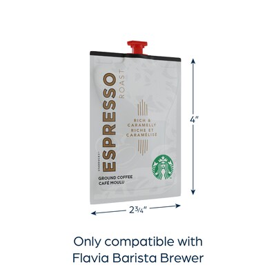 Starbucks Espresso Coffee Starbucks Verisimo Freshpack, Blonde Roast, 72/Carton (MDR00218)