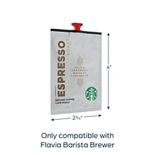 Starbucks Espresso Coffee Starbucks Verisimo Freshpack, Blonde Roast, 72/Carton (MDR00218)