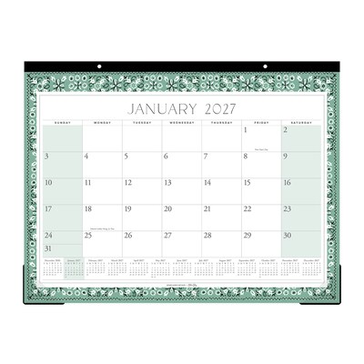 2027 Blue Sky Jessie James Decker Monthly Desk Calendar, Floral (162654)