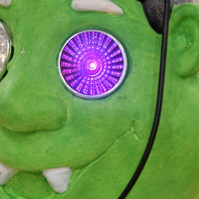 National Tree Company 12" Green Ghoul Lantern with LED Lights (PG11-FJ18518A-1)
