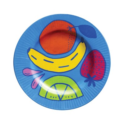 CARIOCA Water Based Acrylic Paint Markers, Brush Tip, Assorted Colors, 5/Set, 2/Bundle (CRA45280-2)