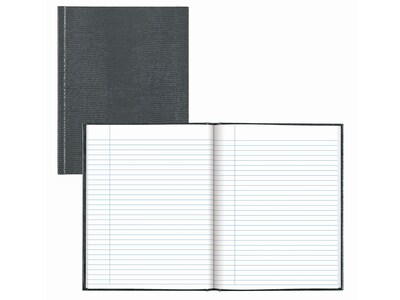 Blueline Hardcover Executive Journal, 7.25 x 9.25, Wide-Ruled, Cool Gray, 144 Pages (A7.GRY)