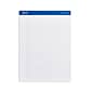 Quill Brand® Gold Signature Premium Series Legal Pad, 8-1/2 x 11, Wide Ruled, White, 50 Sheets, 12