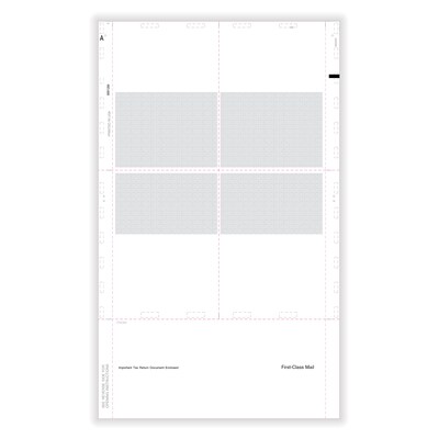 ComplyRight 2026 W-2 Tax Form, Copy B and C, 4-Up (Box), with Printed Backer, EZ-Fold Simplex, 14, 500/Pack (5225B)