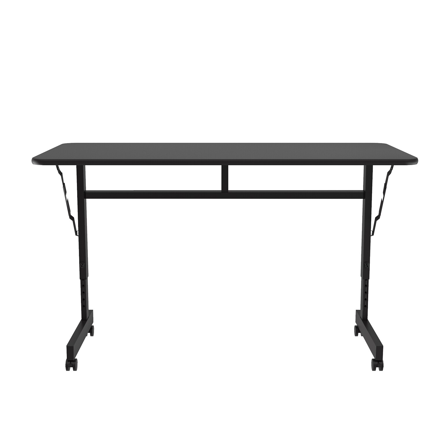 Correll Econoline Flip Top Nesting Table, 24x48, Black Granite (FTM2448TF-07)