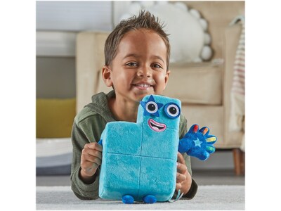 hand2mind Numberblocks Sing-Along Numberblock Five Plush, Blue (95352)