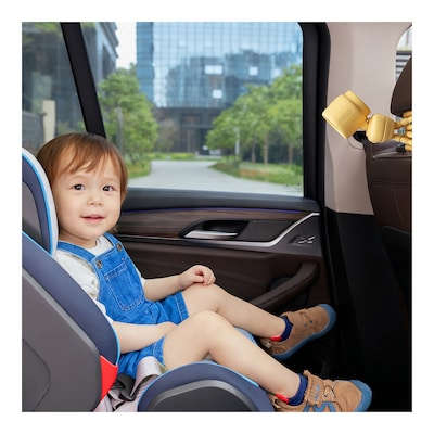 JisuLife Stroller Fan Life4-Quadpod, Yellow (FSL04EOYW)