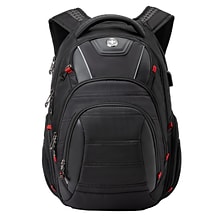 SwissDigital Circuit Laptop Backpack, Black (J14-BR)