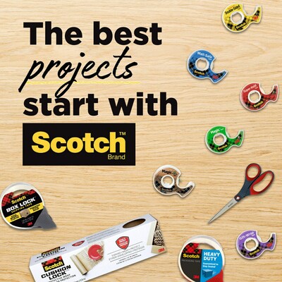 Scotch Magic Tape, Invisible, 3/4 in x 800 in, 6 Tape Rolls, Clear, Refill, Home Office and Back to School Classroom Supplies