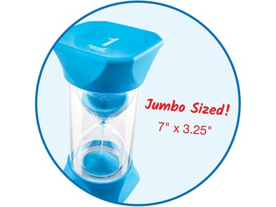 hand2mind Jumbo 1-Minute Sand Timer, Blue (93066)
