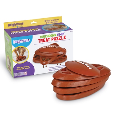 Brightkins Touchdown Time! Treat Puzzle, Multicolored, 4 Pieces (LER9412)