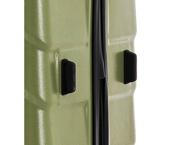 InUSA Aurum Polycarbonate/ABS 4-Piece Luggage Set, Green (IUAURSMLXL-GRN)