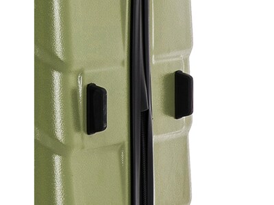 InUSA Aurum 4-Piece Hardside Spinner Luggage Set, Green (IUAURSMLXL-GRN)