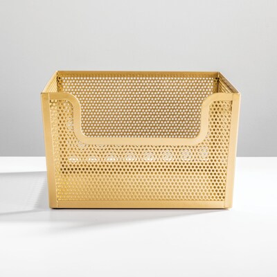 iDesign Steel Organizer, Soft Brass (25999)