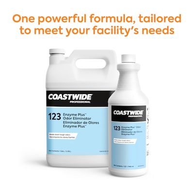 Coastwide Professional™ Odor Eliminator Enzyme Plus Concentrate, 0.95L, 6/Carton
