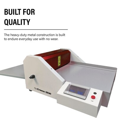 MBM GoCrease SEMI, Semi-Automatic Paper Creaser/Perforator, Programmable, Paper size up to 18” Width