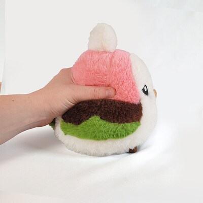 Borbs Ice Cream Bird Stuffed Animal, Multicolored (HFBICECREAM)