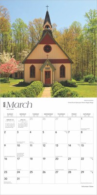 2025 BrownTrout Volunteer State Tennessee Places 12" x 12" Monthly Wall Calendar (9781975483067)
