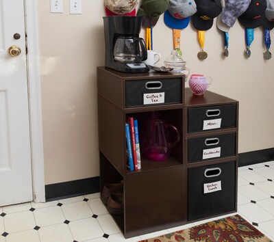 Regency Niche Cubo Stackable Storage Cube - Truffle