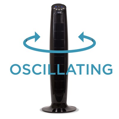 Black & Decker 36" Oscillating Tower Fan, 3-Speed, Black (BFTR36B)
