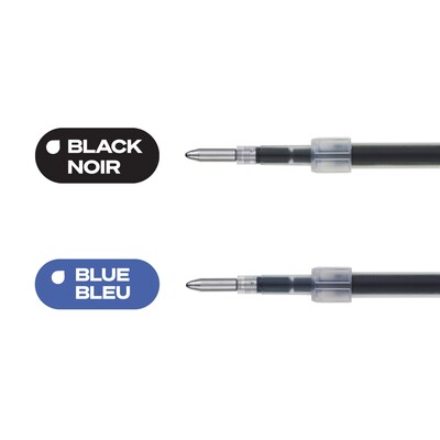 uni-ball Jetsream RT Ballpoint Pen Refills, Medium Point, 1.0mm, Black Ink, 2/Pack (35972)