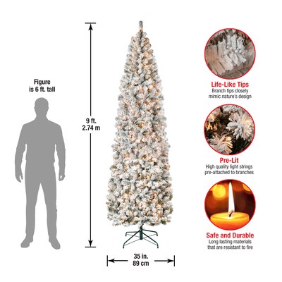 National Tree Company Acacia Artificial Christmas Trees (AC100-300-90F)