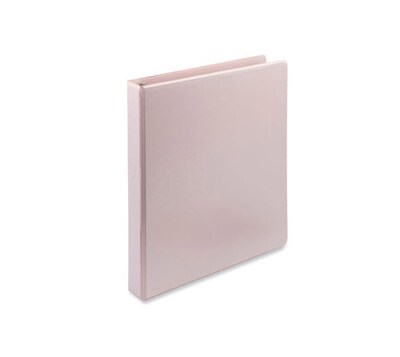 Samsill Earths Choice 1 3 D-Ring View Binder, Rose, 2/Pack (SAMU69340)