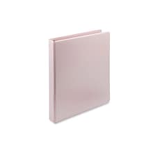 Samsill Earths Choice 1 3 D-Ring View Binder, Rose, 2/Pack (SAMU69340)