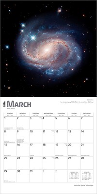 2026 BrownTrout Hubble Space Telescope 12" x 12" Monthly Wall Calendar (9798330703784)