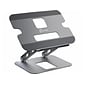 j5create Aluminum Multi-Angle Laptop Stand for Up to 16" Laptops, 11.4" x 8.9", Space Gray (JTS127)