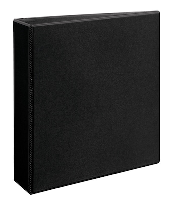 Avery Heavy Duty 2 3-Ring View Binders, D-Ring, Black (79-692)