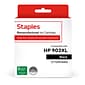 Staples Remanufactured Black High Yield Ink Cartridge Replacement for HP 902XL (TRT6M14AN/STT6M14AN)