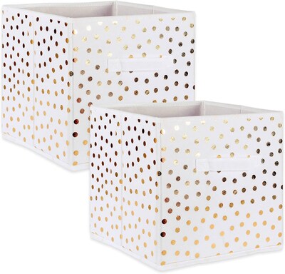 Storage Cubes, Nonwoven, Metallic Printed