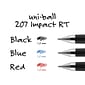 uni-ball 207 Impact RT Retractable Gel Pens, Bold Point, Black Ink, Dozen (65870)