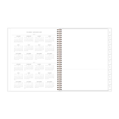 2026 Blue Sky Green Earth Freya Lilac 8.5" x 11" Calendar Year Weekly & Monthly Planner, Plastic Cover (153757)
