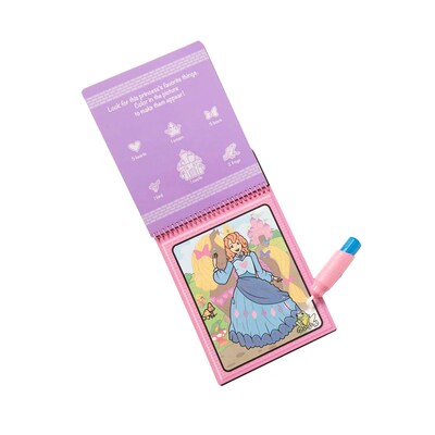 Melissa & Doug On the Go Water Wow! Reusable Water-Reveal Coloring Book, Fairy Tale, 48/Pack (9415)